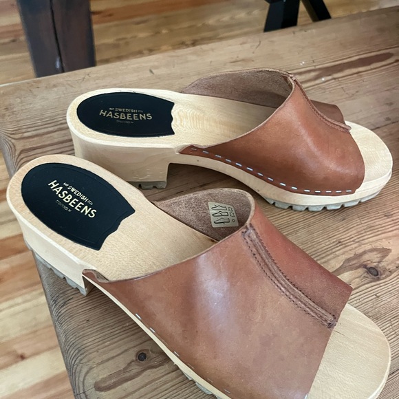 Hasbeens clogs  size 40  worn once  in box - Picture 5 of 6